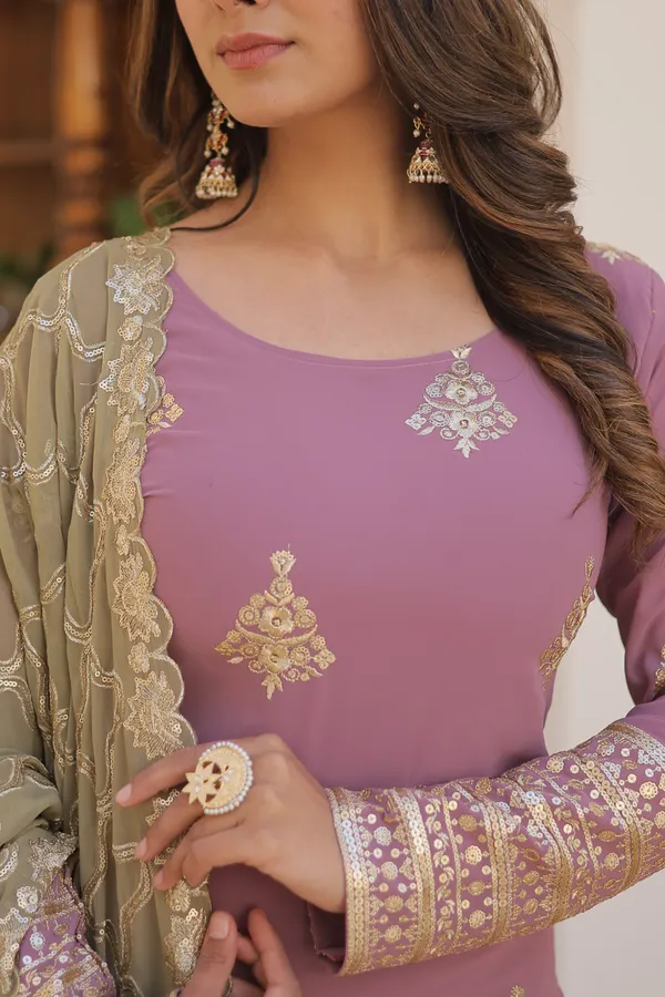 Onion_Premium_Designer_Readymade_Kurti_PlazooDupatta_Set_Push_Premium_For_Women