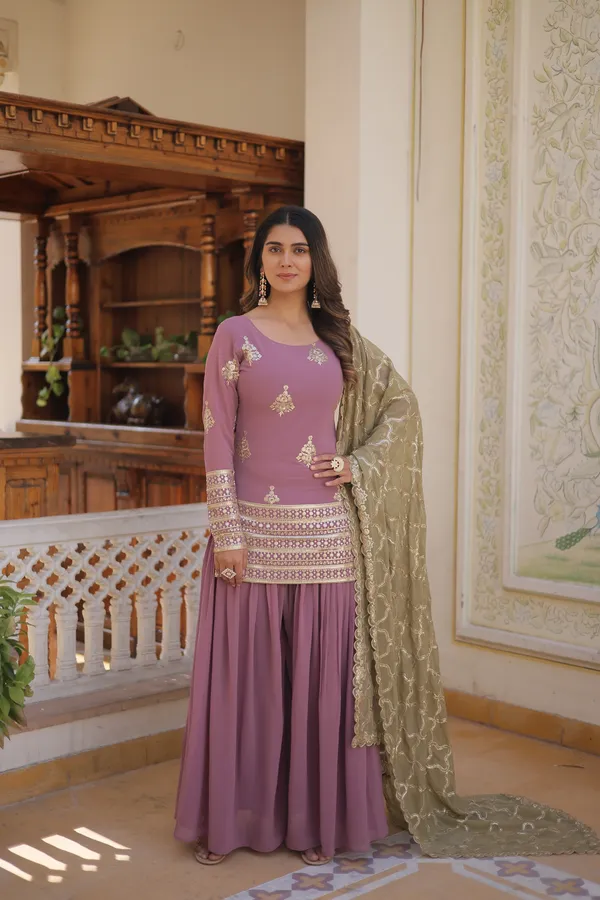 Onion_Premium_Designer_Readymade_Kurti_PlazooDupatta_Set_Push_Premium_For_Women
