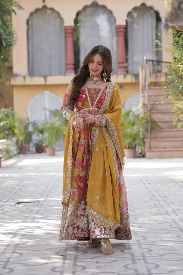 Red_Premium_Readymade_Alia_Cut_Gown_With_Dupatta_Set_For_Women