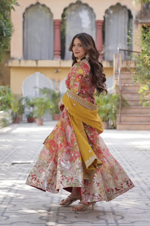 Red_Premium_Readymade_Alia_Cut_Gown_With_Dupatta_Set_For_Women