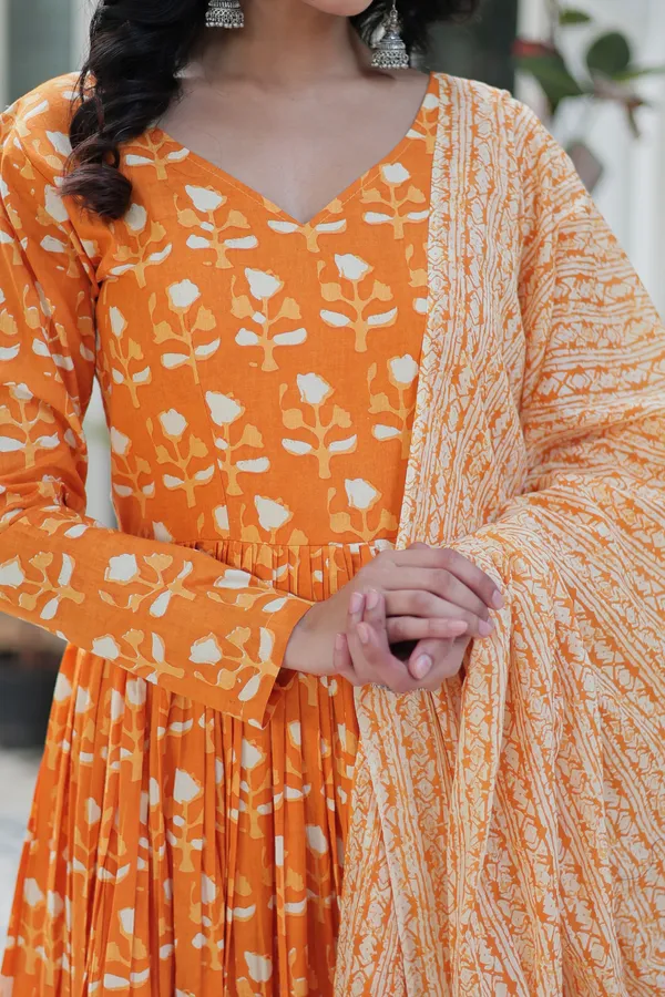 Yellow_Premium_Readymade_Kurti_With_Pant_&_Dupatta_Set_Push_Premium_For_Women