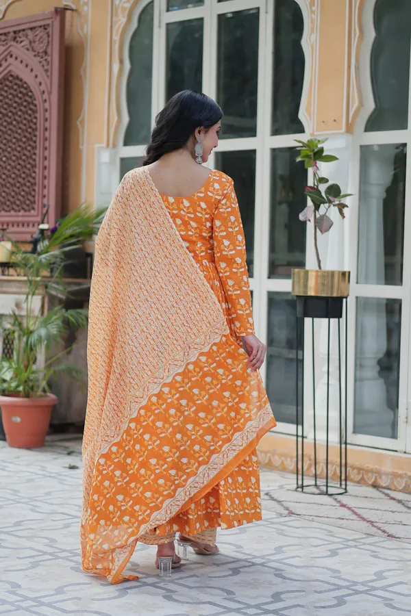 Yellow_Premium_Readymade_Kurti_With_Pant_&_Dupatta_Set_Push_Premium_For_Women