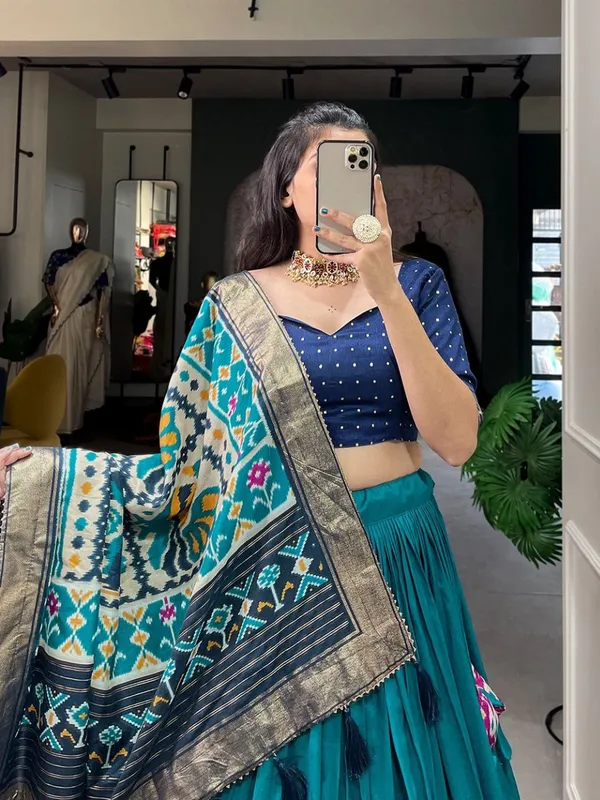 Splashing_elegance_with_every_hue__this_lehenga_is_a_canvas_of_festive_delight.Pure_Dolla_silk_chaniya_choli_with_viving_mill_foil