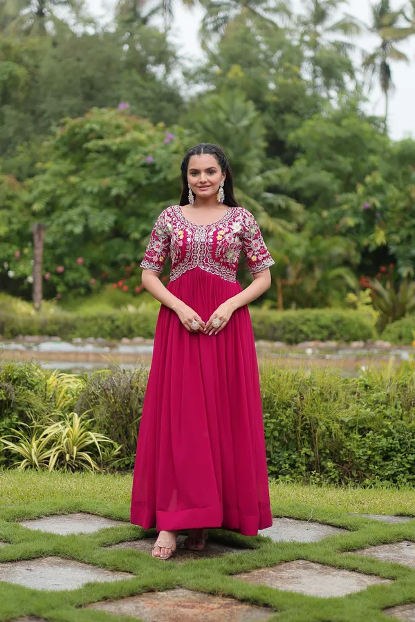 Pink_Designer_Gown__Zari_Embroidery_For_Women