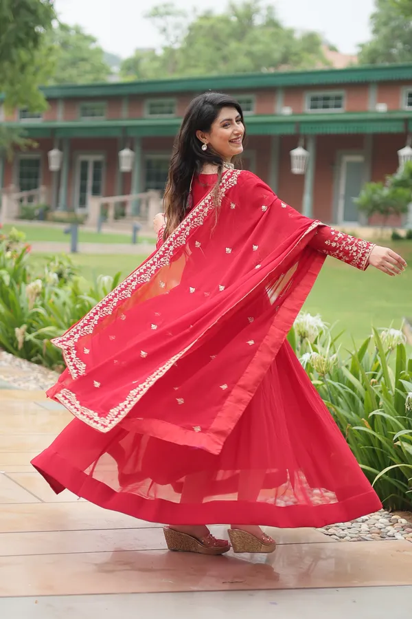 Red_Faux_Blooming_GownMulti_Embroidered_Workit_Looks_Graceful_For_Women