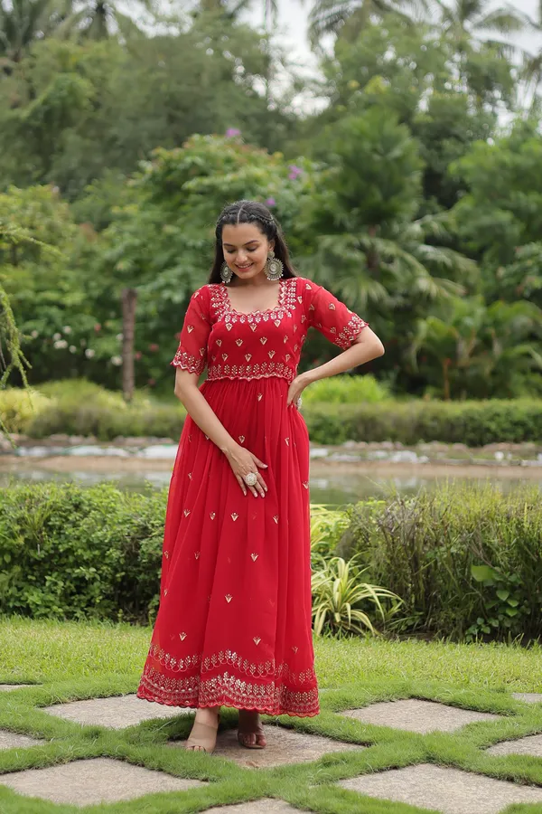 Red_Designer_Gown__Zari_Embroidery_Push_Premium_For_Women