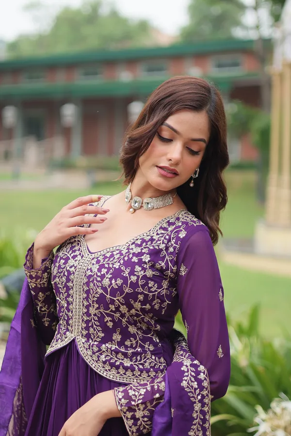 Purple_Faux_Blooming_GownMulti_Embroidered_Workit_Looks_Graceful__For_Women