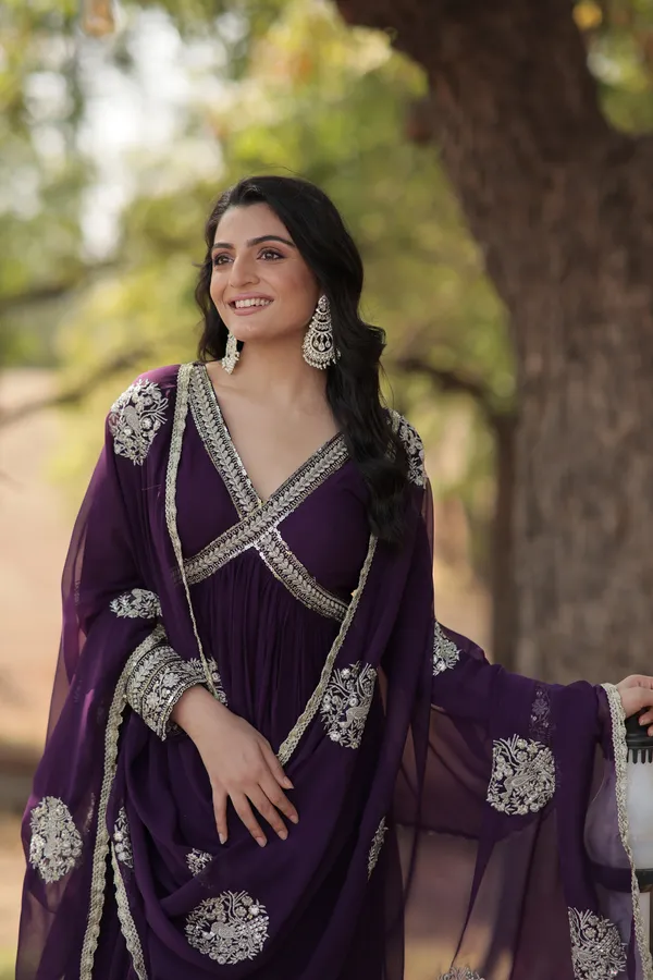 Purple_Premium_Readymade_Alia_Cut_Gown_With_Dupatta_Set_For_Women