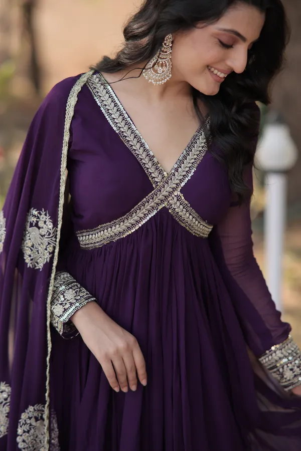 Purple_Premium_Readymade_Alia_Cut_Gown_With_Dupatta_Set_For_Women
