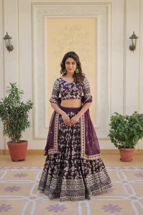 Wine_Designer_Dyeable_Pure_Viscose_Jacquard_Fabric_Lehenga_Choli_&_Dupatta_Set_For_Women