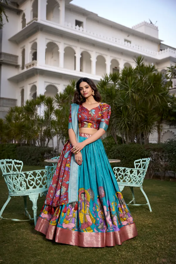 Celebrate_every_occasion_with_printed_silk_charm_Lehenga_Choli_For_Women