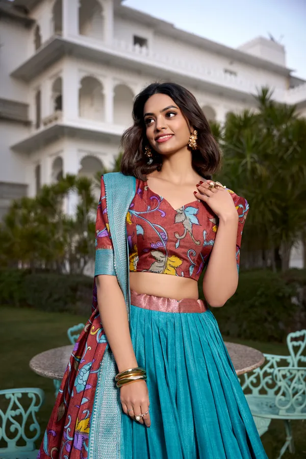 Celebrate_every_occasion_with_printed_silk_charm_Lehenga_Choli_For_Women