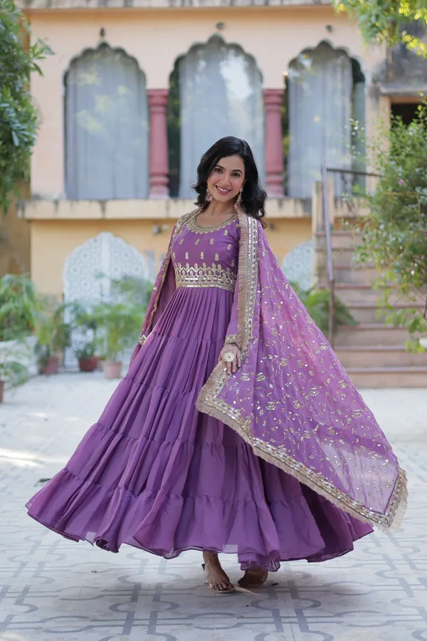 Onion_Embroidery_Faux_Design_Anarkali_Kurta_With_Dupatta_Set_Georgette_Fabric_Push_premium_For_Women