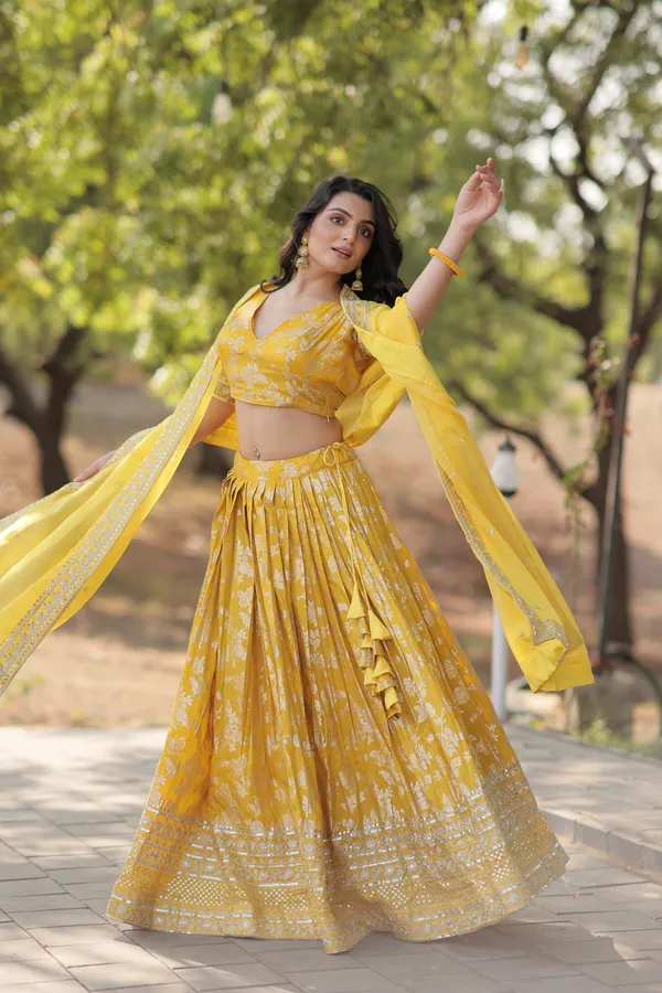 Yellow_Designer_Dyeable_Pure_Viscose_Jacquard_Fabric_Lehenga_Choli_&_Dupatta_Set_For_Women