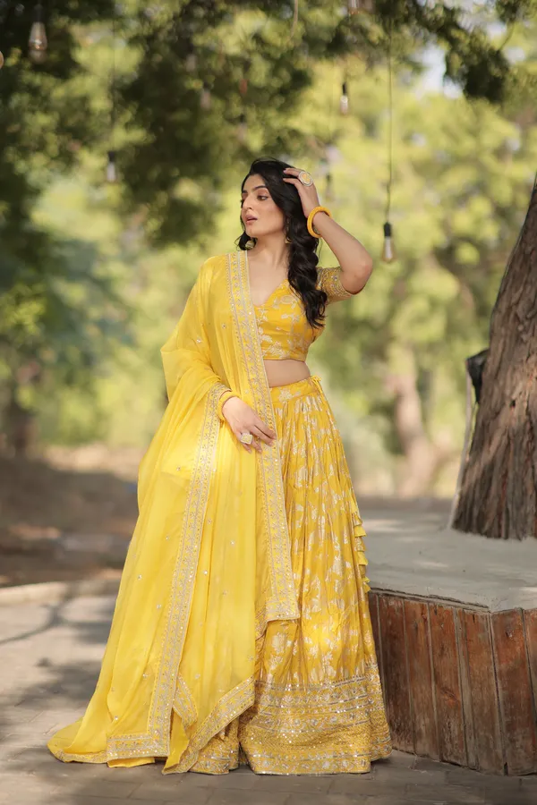 Yellow_Designer_Dyeable_Pure_Viscose_Jacquard_Fabric_Lehenga_Choli_&_Dupatta_Set_For_Women