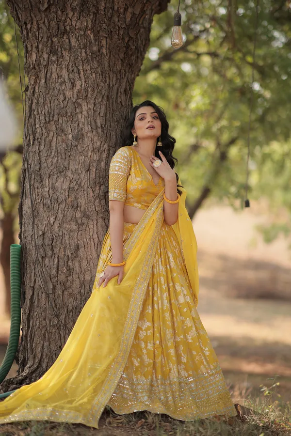 Yellow_Designer_Dyeable_Pure_Viscose_Jacquard_Fabric_Lehenga_Choli_&_Dupatta_Set_For_Women