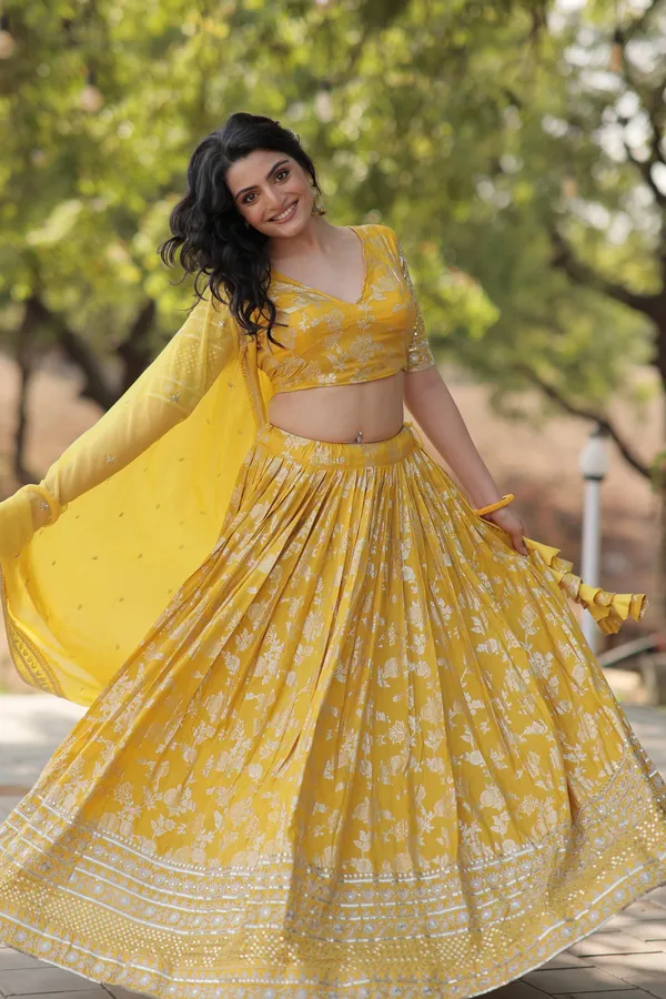 Yellow_Designer_Dyeable_Pure_Viscose_Jacquard_Fabric_Lehenga_Choli_&_Dupatta_Set_For_Women