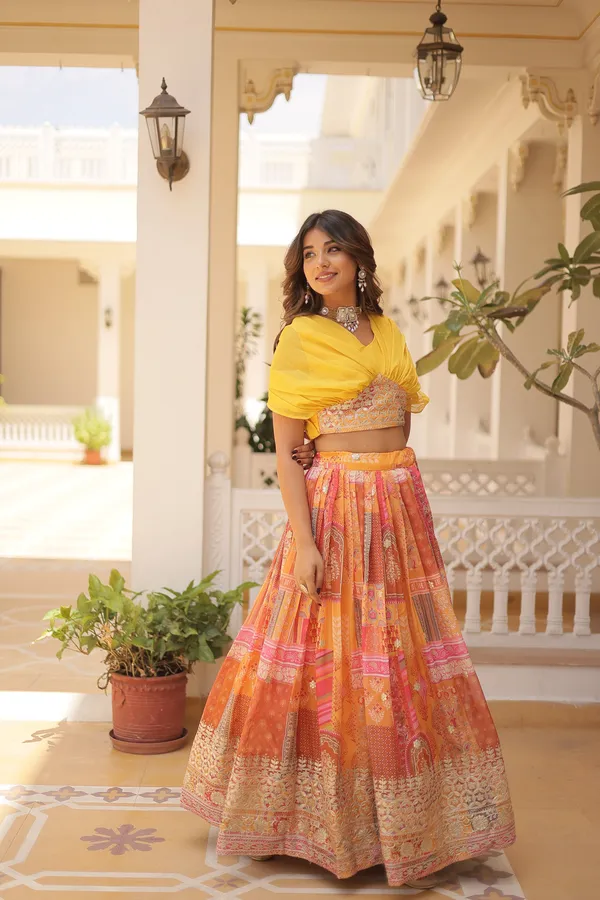 Yellow_Russian_Silk_Embroidered_Lehenga_Choli_For_Women
