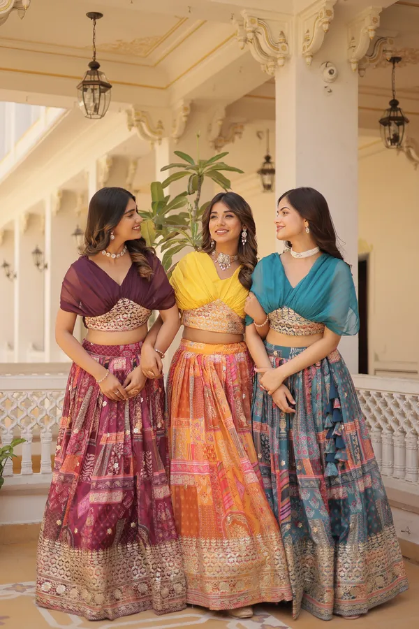 Yellow_Russian_Silk_Embroidered_Lehenga_Choli_For_Women
