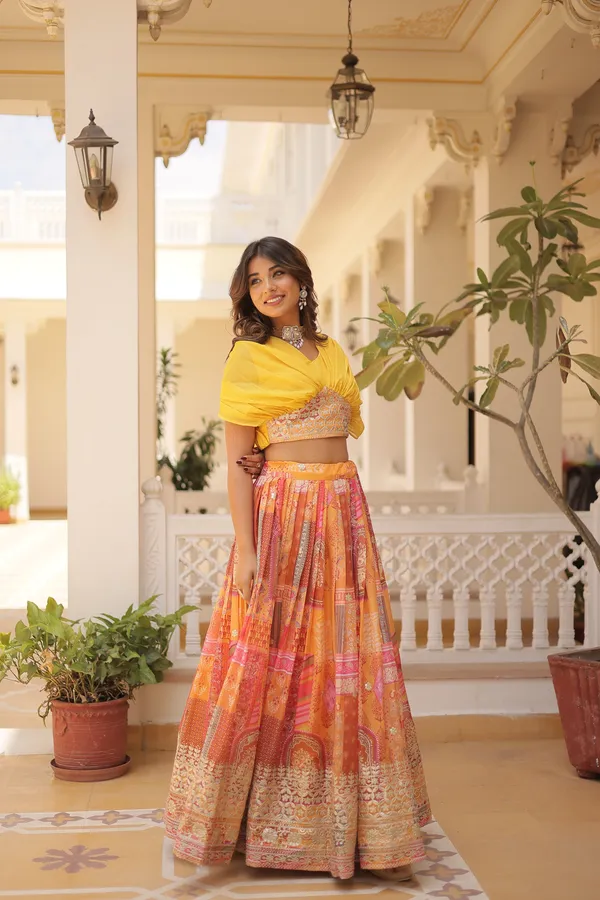 Yellow_Russian_Silk_Embroidered_Lehenga_Choli_For_Women