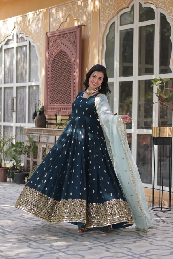 Rama_Faux_Blooming_with_Embroidery_Zari_Gown_Push_Premium_For_Women