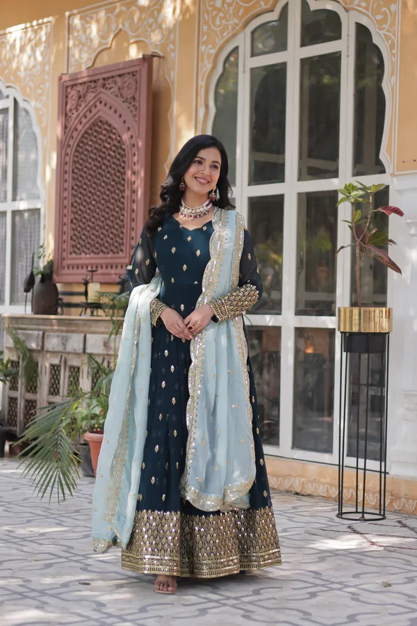 Rama_Faux_Blooming_with_Embroidery_Zari_Gown_Push_Premium_For_Women