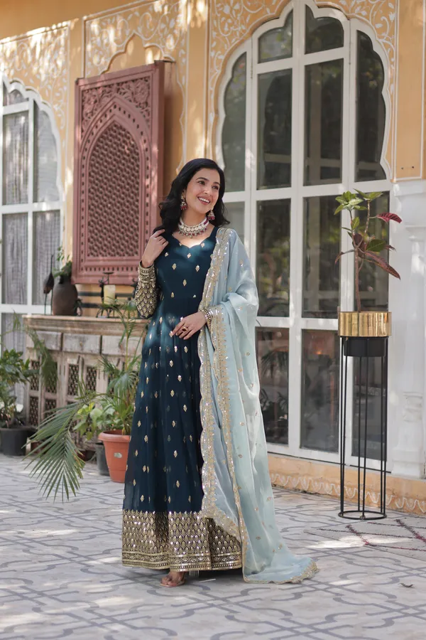 Rama_Faux_Blooming_with_Embroidery_Zari_Gown_Push_Premium_For_Women