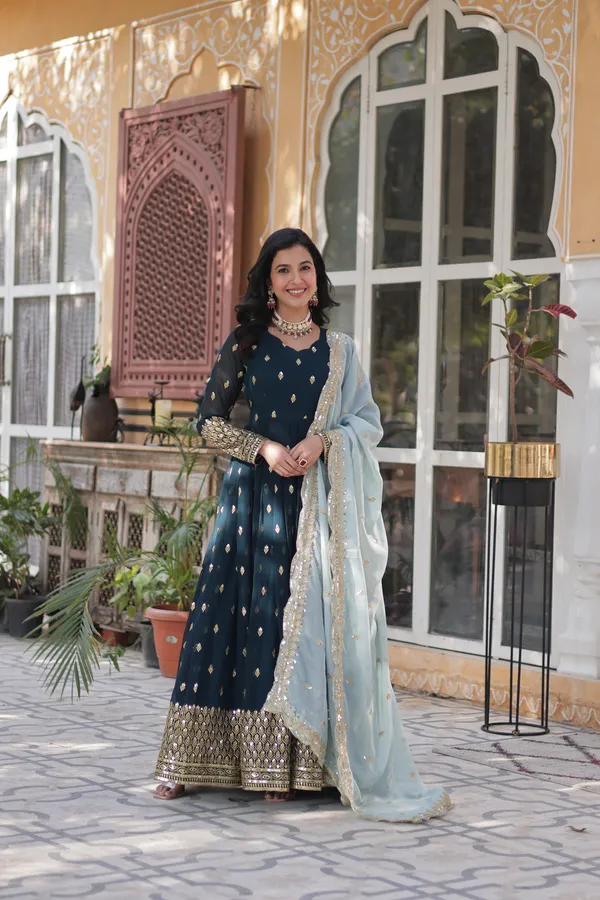 Rama_Faux_Blooming_with_Embroidery_Zari_Gown_Push_Premium_For_Women