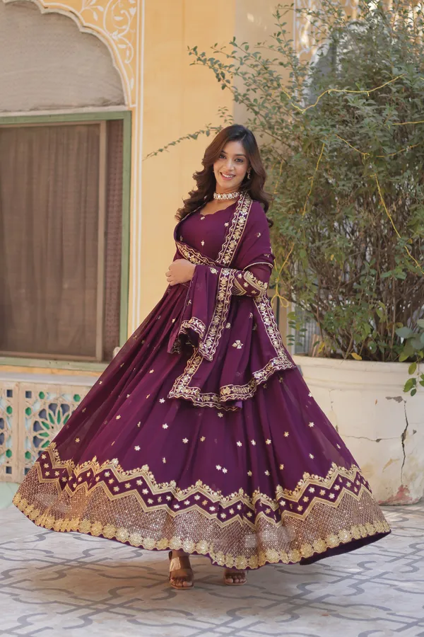 Wine_Designer_Gown__Thread_&_Sequins_Embroidery_For_Women