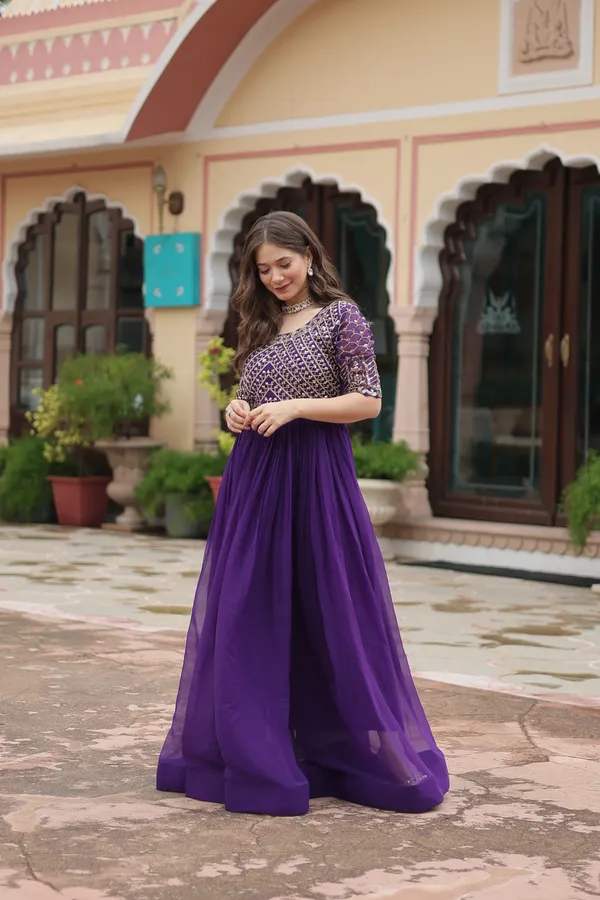 Purple_Faux_Blooming_with_Embroidery_Zari__Gowns_For_Women