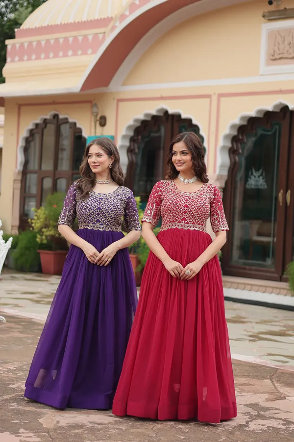 Purple_Faux_Blooming_with_Embroidery_Zari__Gowns_For_Women
