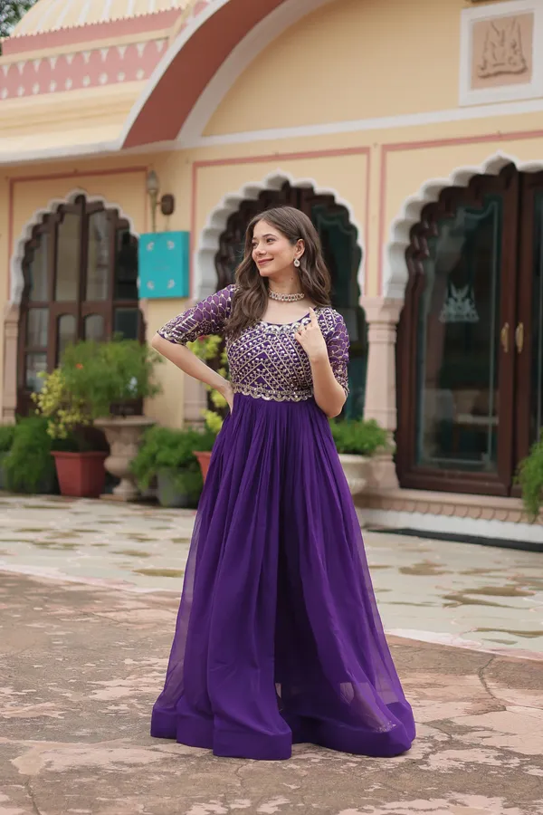 Purple_Faux_Blooming_with_Embroidery_Zari__Gowns_For_Women