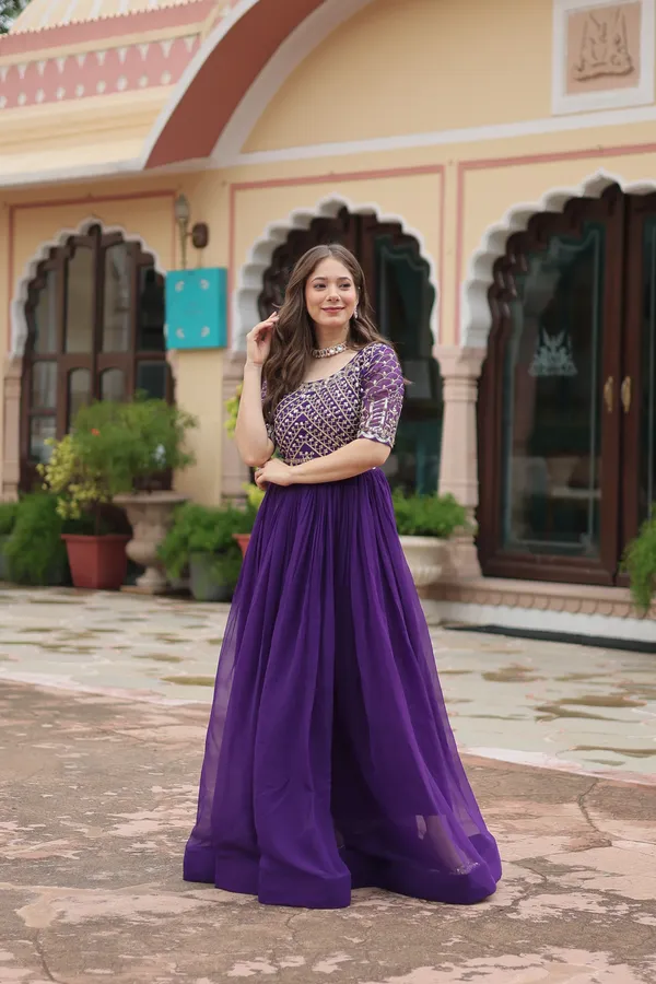 Purple_Faux_Blooming_with_Embroidery_Zari__Gowns_For_Women