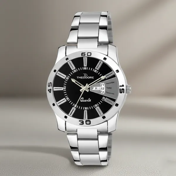 Black_Date_And_Day_Round_Dial_Watch_With_1_year_warranty_for_Women_TD16189