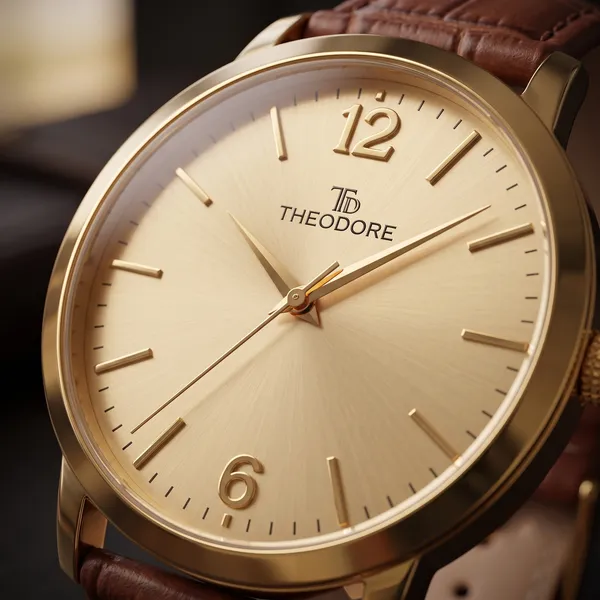 THEODORE_Men__Classic_Premium_Strap_Watch_For_Men_-_TD16608_With_1_Year_Warranty