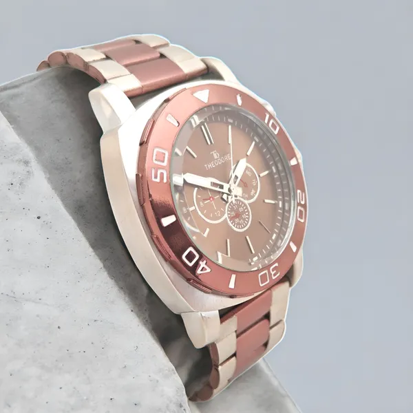 Brown_Analogue_Round_Dial_Dual_Tone_Metal_Chain_Watch_With_1_year_warranty_for_Men