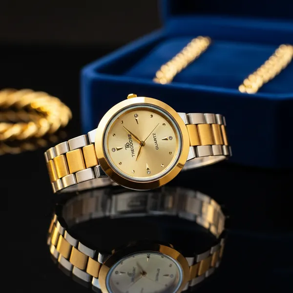 Classic_Dual_Tone_Golden_and_Silver_Color_Metal_Chain_Watch_For_Women_With_1_Year_Warranty_-_TD16515