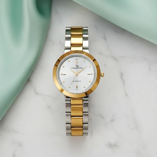 Classic_Dual_Tone_Golden_and_Silver_Color_Metal_Chain_Watch_For_Women_With_1_Year_Warranty_-_TD16517