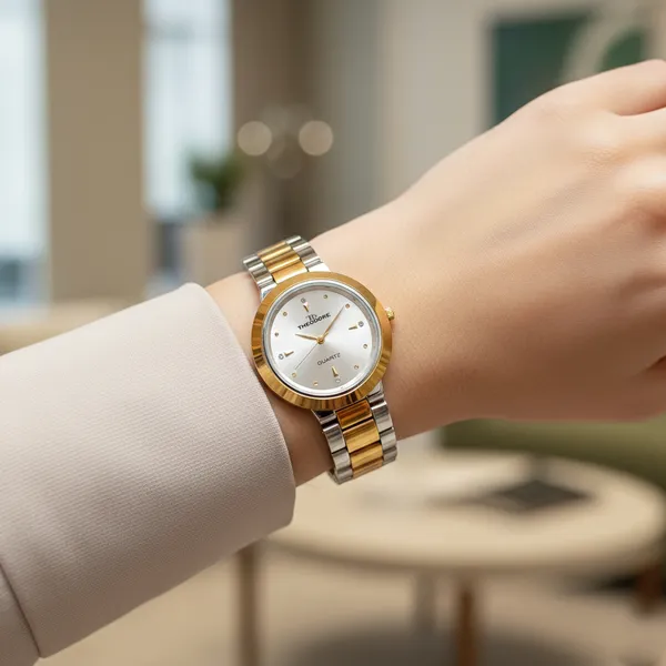 Classic_Dual_Tone_Golden_and_Silver_Color_Metal_Chain_Watch_For_Women_With_1_Year_Warranty_-_TD16517