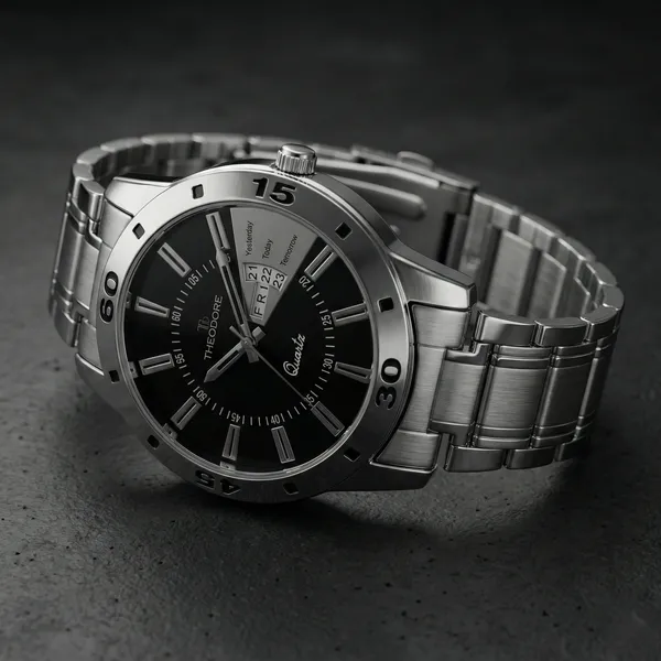 Classic_Silver_Shade_Stainless_Steel_Metal_Chain_Watch_for_Couple_-_TD188-511