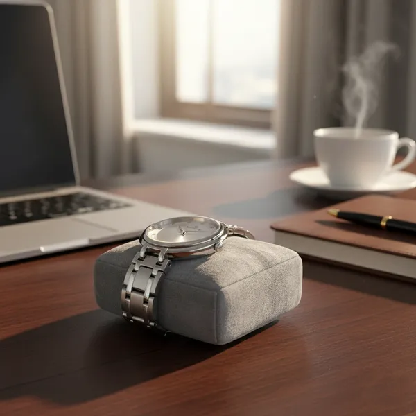 Couple_Classic_Silver_Shade_Metal_Chain_Watch_for_Couple_-_TD192-513