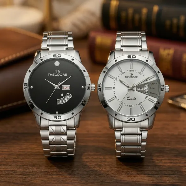Pack_of_2_Mens_Date_and_Day_Stainless_Steel_Watches_with_1_Year_Warranty_TD194-198