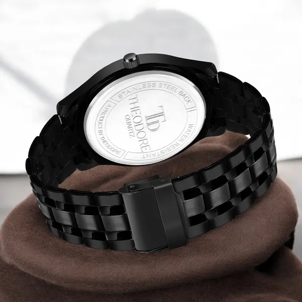 Black_Date_and_Day_Metal_Chain_Watch_With_1_year_warranty_for_Coupke