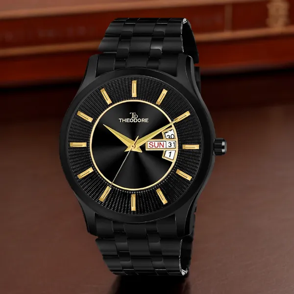 Black_Date_and_Day_Round_Dial_Watch_For_Men