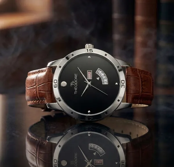 Pack_of_2_Men_Watches_Dual_Tone_Analogue_Round_Dial_and_Tan_Strap_Watch_With_1_year_warranty_TD408-524