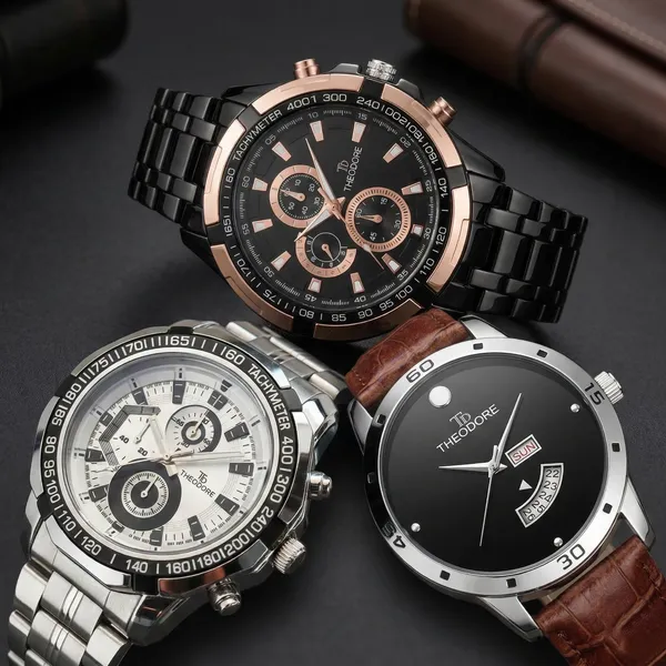 Pack_of_3_Men_Watches_Black_Analogue_Round_Dial_and_White_Watch_With_1_year_Warranty_TD30-509-524