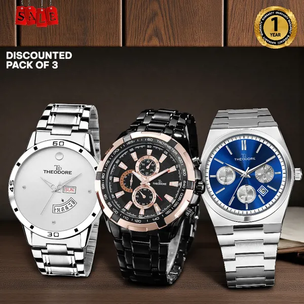 Pack_of_3_Metal_Chain_Black_Blue_and_Silver_Shade_Men's_Watches_With_1_Year_Warranty_-_TD30-502-192