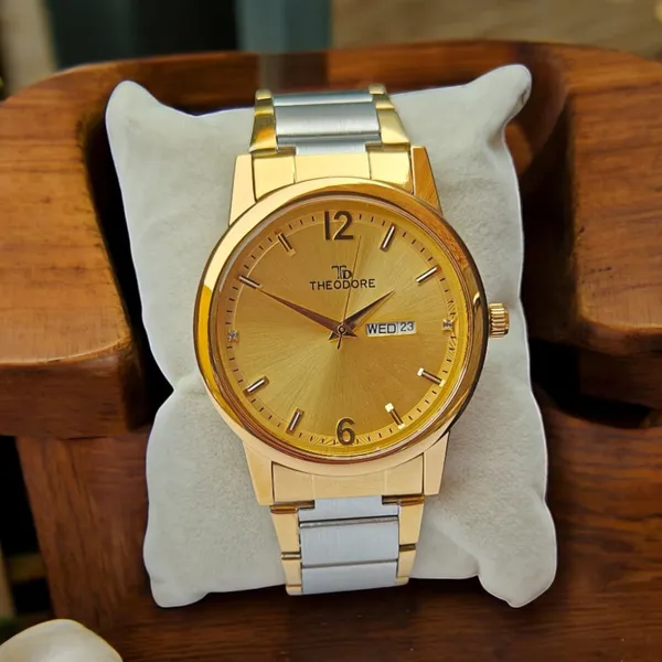 Silver_and_Rose_Gold_Dual_Tone_Date_And_Day_Round_Dial_Watch_With_1_year_warranty_for_Men