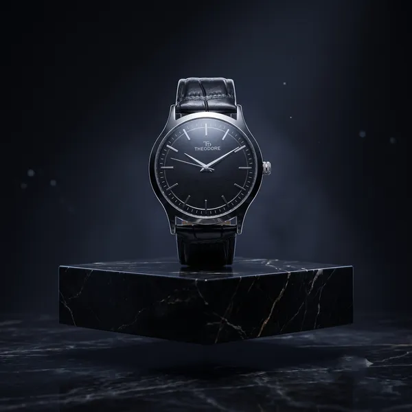 THEODORE_Men__Classic_Premium_Strap_Watch_For_Men_-_TD16607_With_1_Year_Warranty