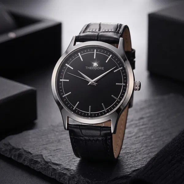 THEODORE_Men__Classic_Premium_Strap_Watch_For_Men_-_TD16607_With_1_Year_Warranty